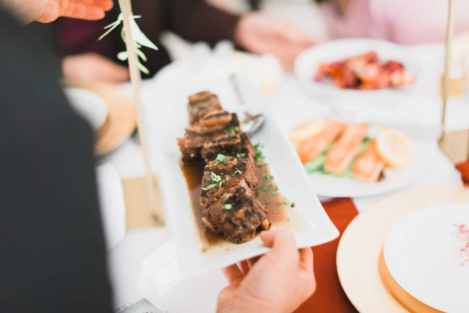 Family Style Wedding Reception