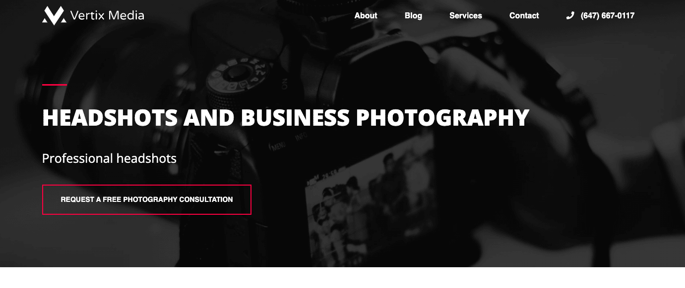 vertix media LinkedIn Headshot Photographers in Toronto