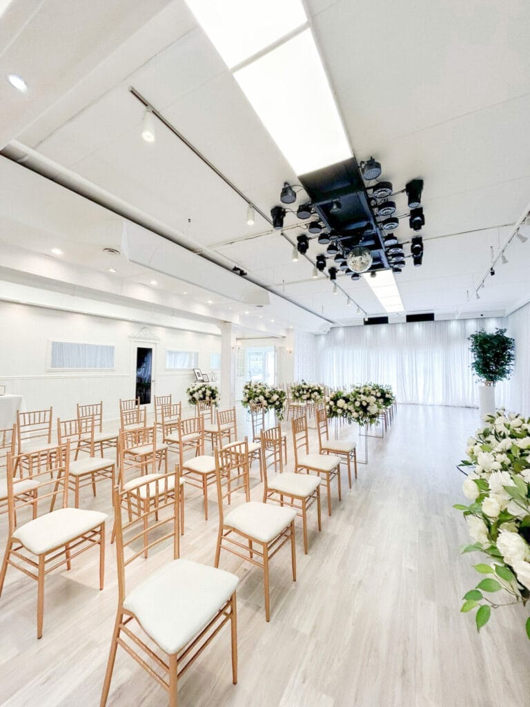Elegant Indoor Ceremony