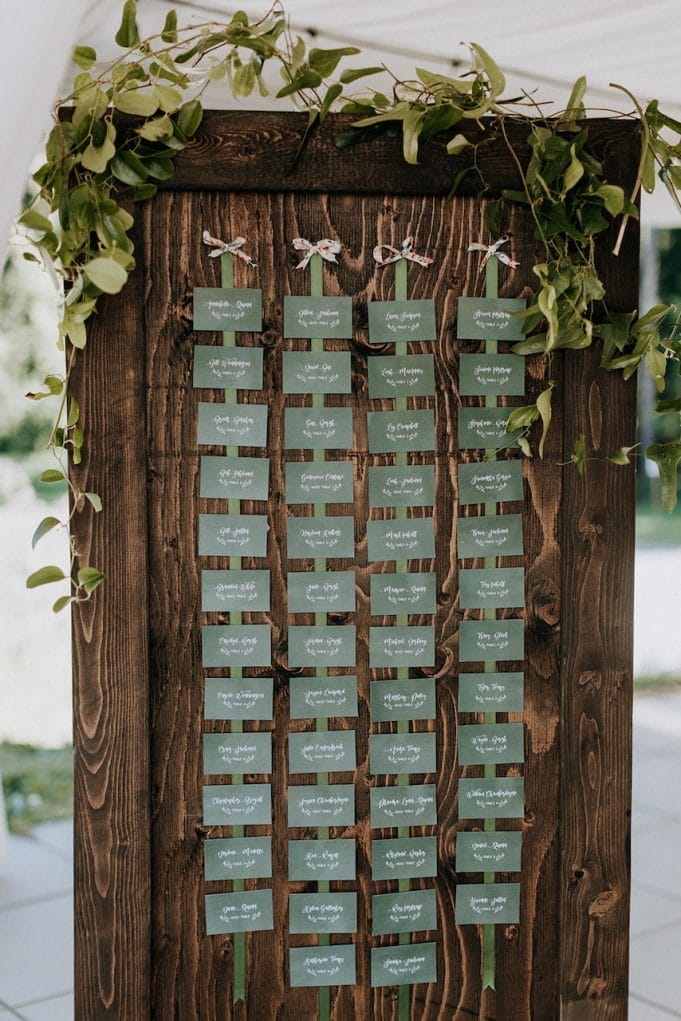 Display seating on rustic wooden pallets.