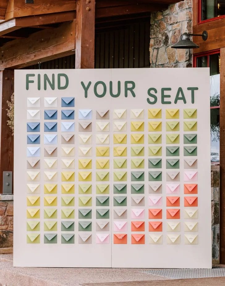 Use geometric shapes for modern seating arrangements.
